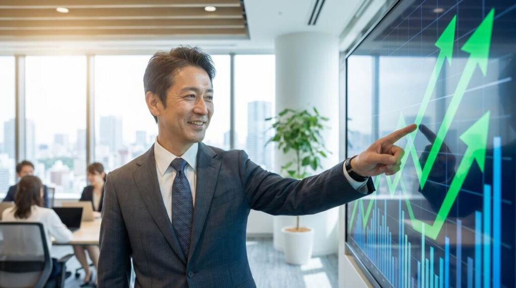 事業計画の資金計画を作成する中小企業経営者